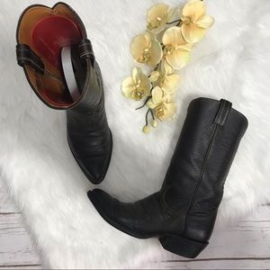 Tony Lama Western Heeled Cowboy Boots